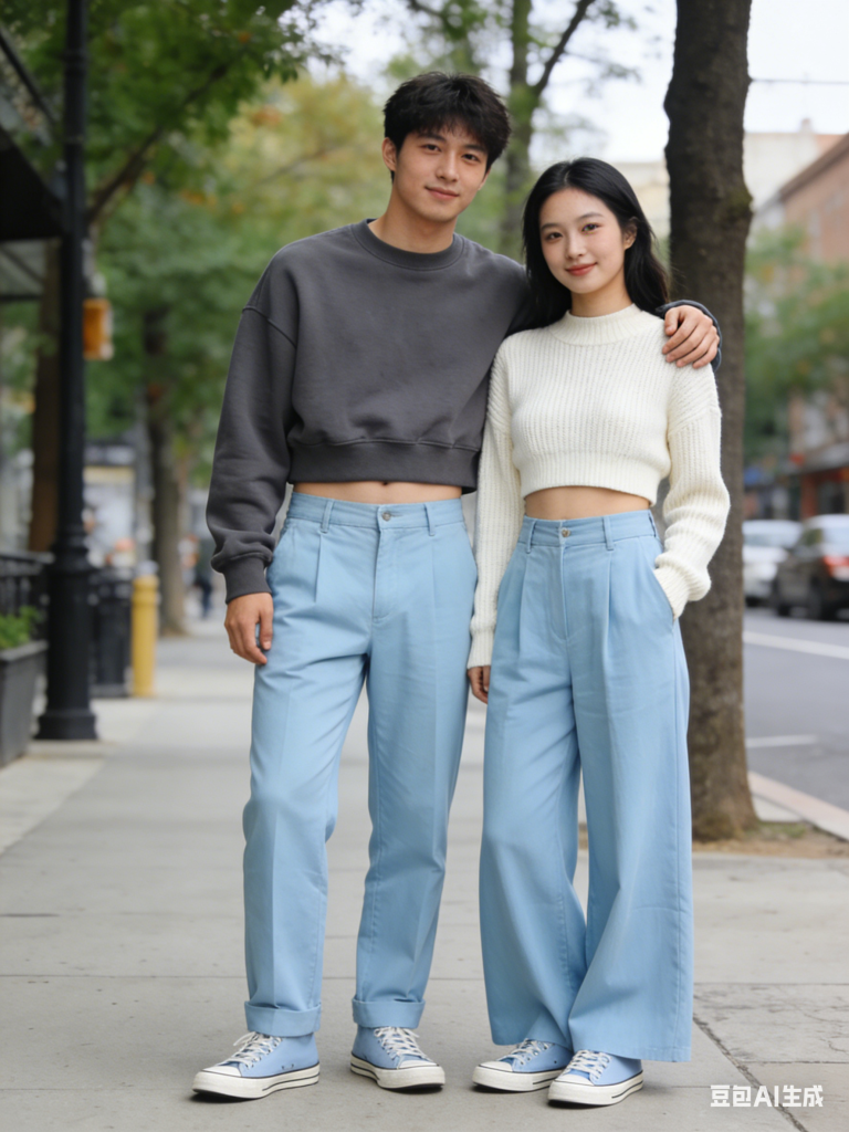 情侣装不是 “复制粘贴”，合身才是高级甜-扣扣传情