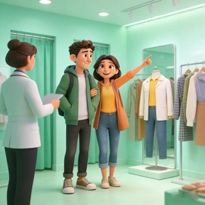 场景穿搭咨询-扣扣传情