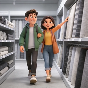 面料选择会-扣扣传情